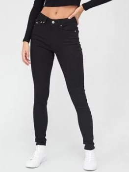 Image of Tommy Jeans Sylvia High Rise Super Skinny Jeans - Black