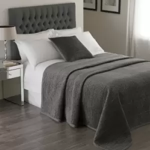 Image of Brooklands Bedspread Graphite