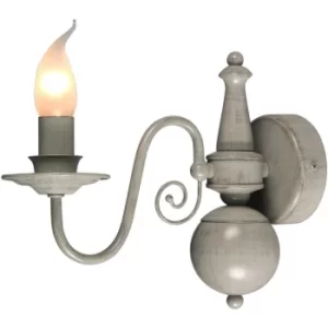 Image of Brugge Candle Wall Light Gray