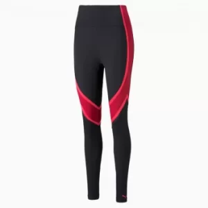 Image of PUMA Eversculpt Full-Length Womens Training Leggings, Black/Persian Red, size Small, Clothing