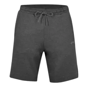 Image of Boss Headlo Curved Fleece Shorts Mens - Grey