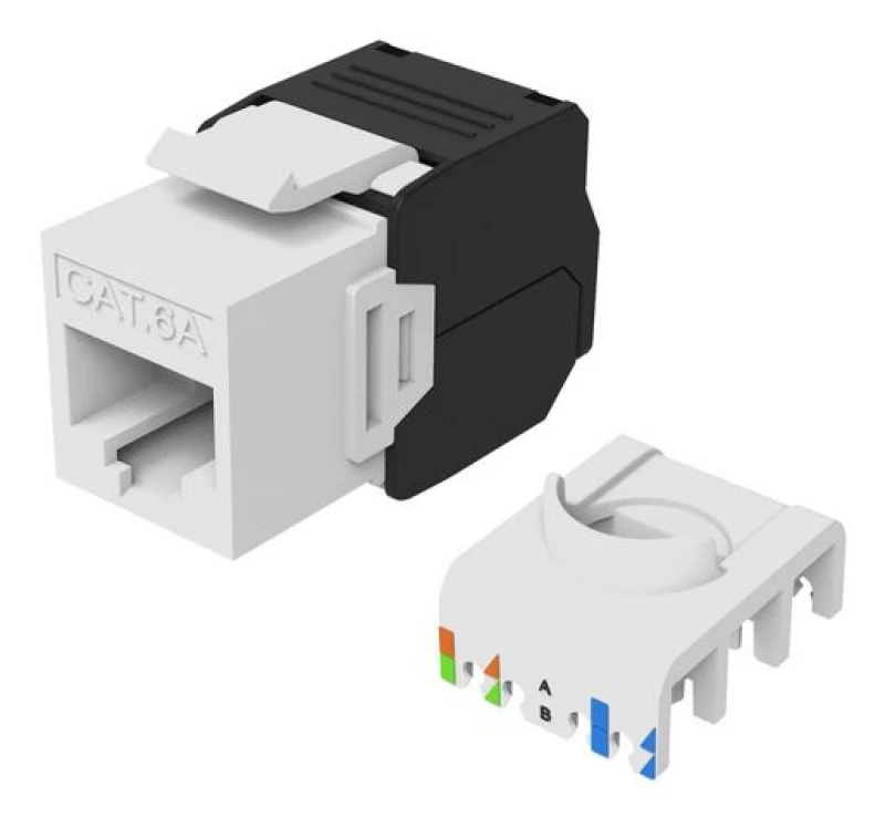 Image of Equip Cat.6A Unshielded Keystone Jack Toolfree. 8pcs/Set