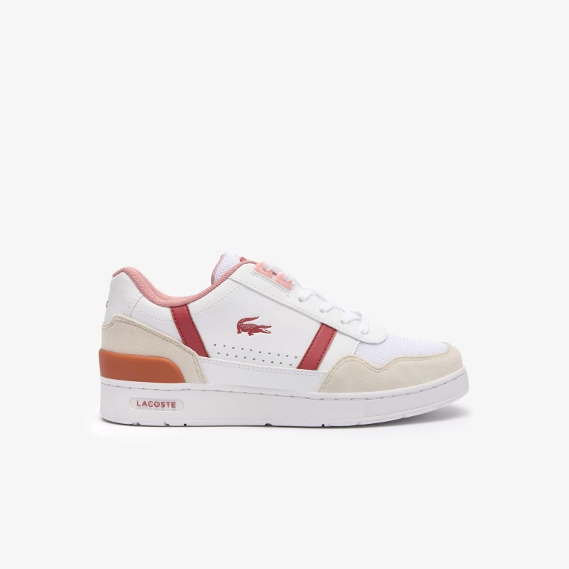 Image of Lacoste T-Clip Trainers - White White 2