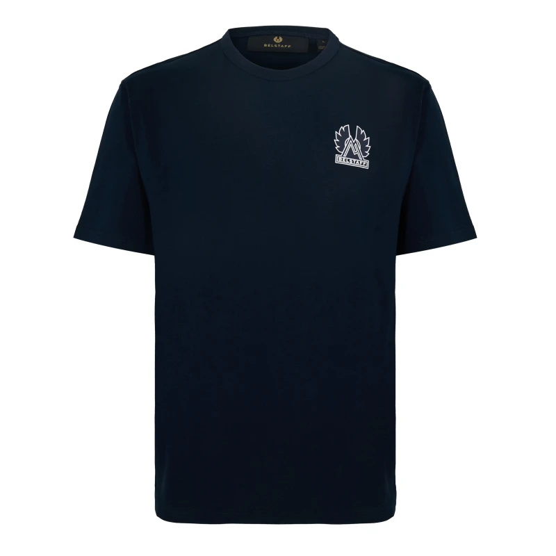 Image of Belstaff Mens Bon Oversized T-Shirt Dark Ink male L