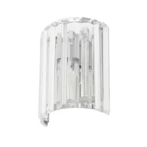 Image of Dimmable Chrome Bathroom Wall Light - Pegasi