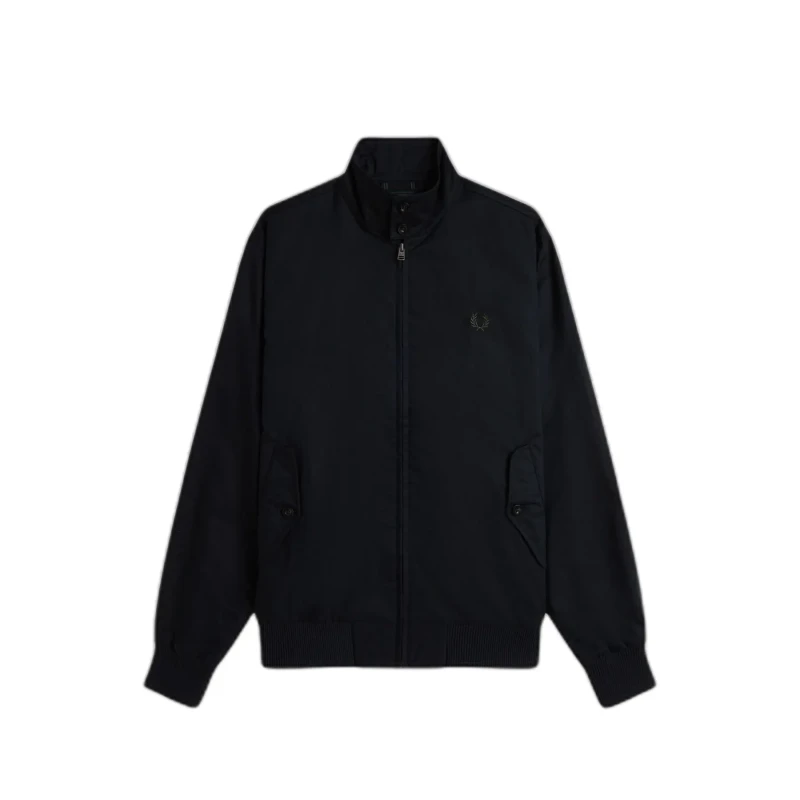Image of Fred Perry Sweat jacket Fred Perry Classic Harrington Noir Male L