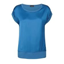 Image of James Lakeland Blue round Neck Top - 8