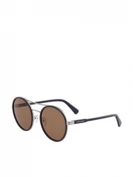 Image of Longchamp Round Sunglasses - Blue