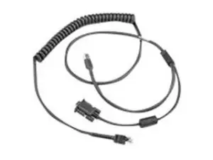 Image of Zebra CBA-UF4-C09ZAR serial cable Black