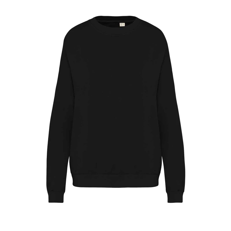 Image of Native Spirit Mens Terrycloth Oversized Sweatshirt in Black Size: XS Black Male XS