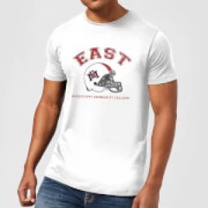 Image of East Mississippi Community College Helmet Mens T-Shirt - White