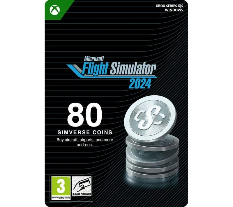 Image of Microsoft Microsoft Flight Simulator 2024 80 Coins - Xbox