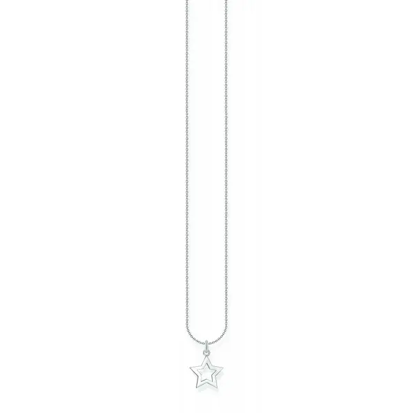 Image of Thomas Sabo KE2222-001-21-L45V Star Pendant Sterling Silver Jewellery