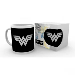 Image of DC Comics Wonder Woman Monotone Logo Mug