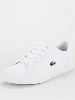 Image of Lacoste Boys Lerond 119 Lace Up Trainer - White