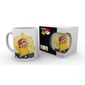 Image of Pokemon Ash Hat Pikachu Mug