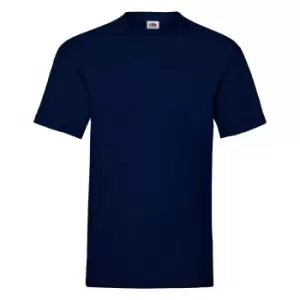 Image of Fruit Of The Loom Mens Valueweight Short Sleeve T-Shirt (M) (Deep Navy)