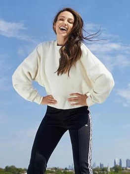 Image of adidas Originals Sweatshirt - Off White, Size 8, Women