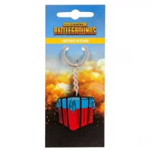 Image of Playerunknowns Battlegrounds Metal Keychain Loot Crate