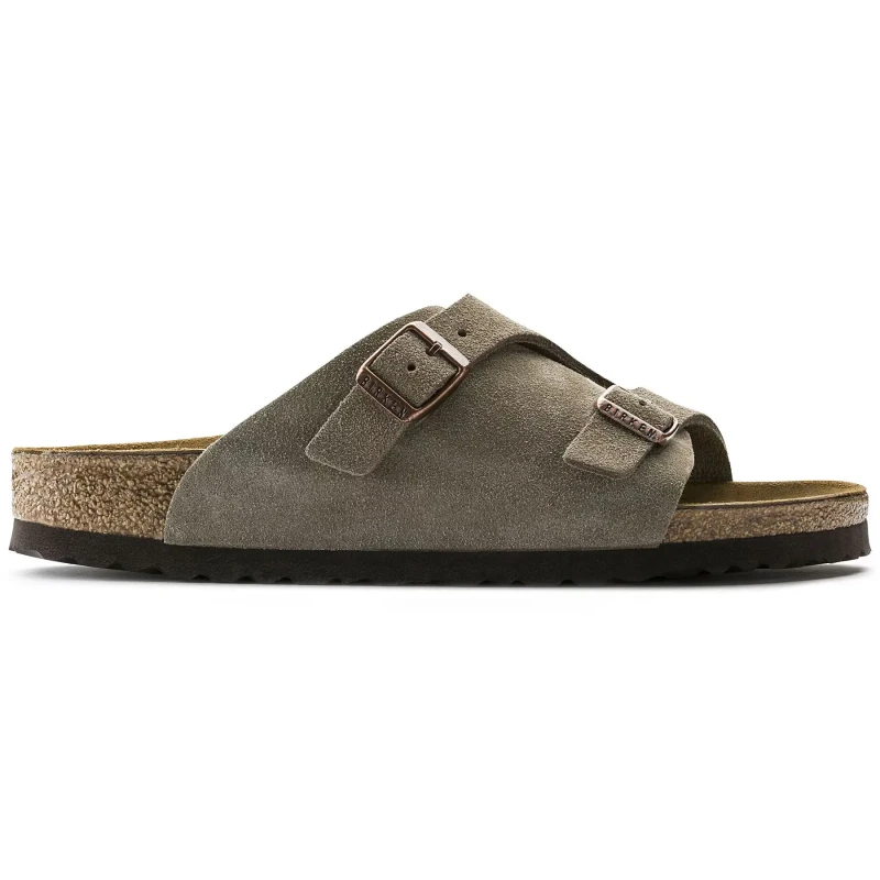 Image of Birkenstock Mules Birkenstock Zurich Narrow Gris Unisex 39 Etroit