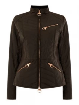 Image of Barbour Short Backmarker Wax Coat Brown