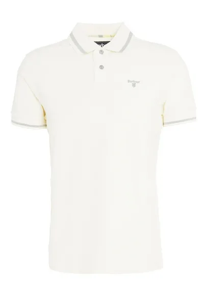 Image of Barbour Newbridge Polo Shirt Ecru XXL