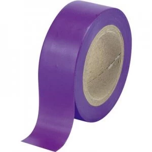 Image of TRU COMPONENTS SW12-013PL 1564121 Electrical tape Violet (L x W) 10 m x 19mm 10 m