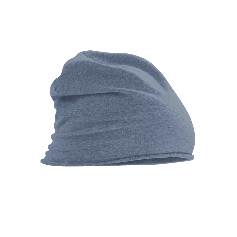 Image of Beechfield Beechfield Men Jersey Beanie in Blue Blue One Size Male 5063377394948