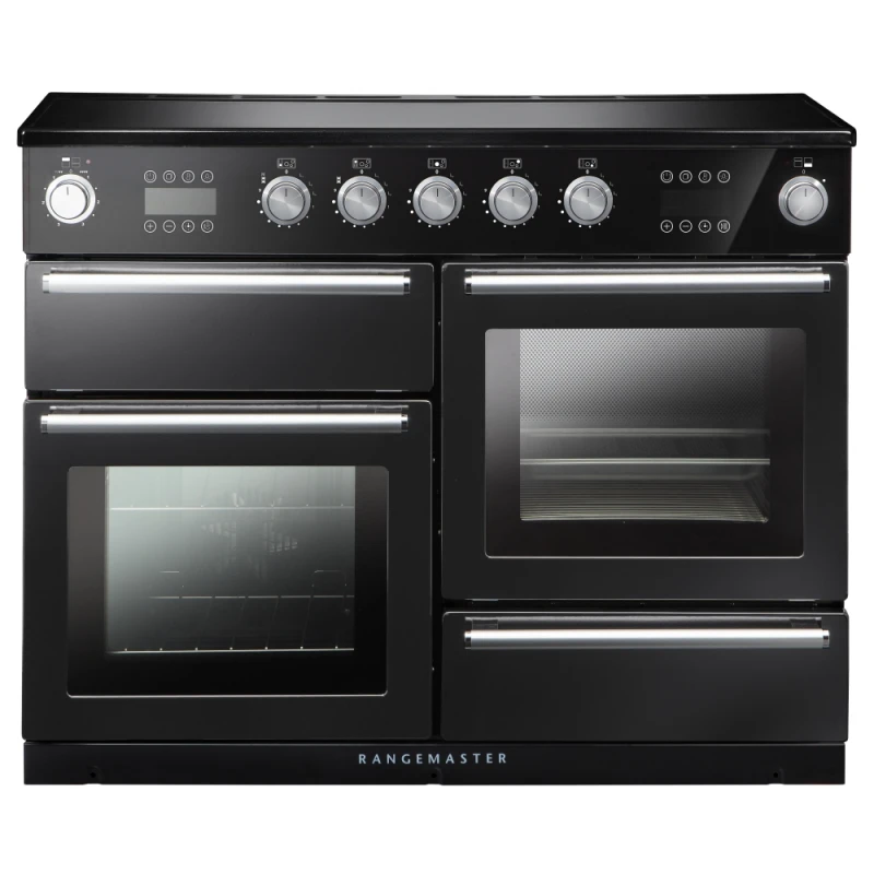 Image of Rangemaster NEX110SOEICB/C Nexus 110cm Induction Range Cooker With Steam 125600 - CHARCOAL BLACK NEX110SOEICB/C
