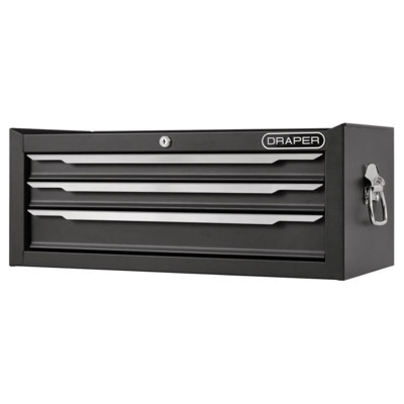 Image of Draper 3 Drawer Mid Tool Chest Black 30779