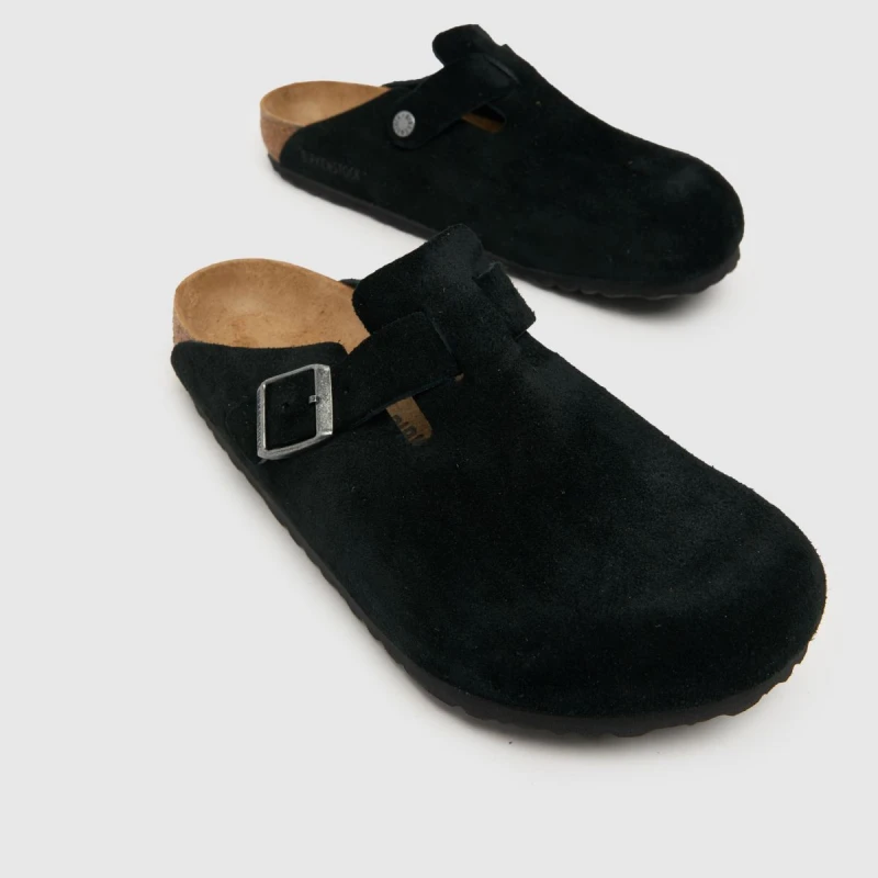 Image of BIRKENSTOCK boston clog sandals in Black UK 8 (EU 42)