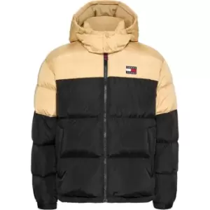 Image of Tommy Jeans Tjm Alaska Colorblock Puffer - Beige