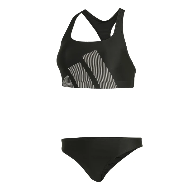 Image of 2 Piece swimsuit For Her adidas Big Bars Noir Female 32