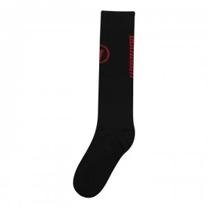 Image of Warrior Pro Skate Socks Adults - Black/Red