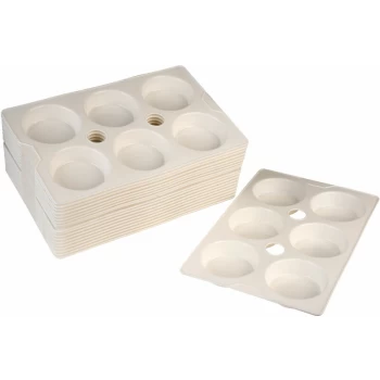 Image of Major Brushes - Paint Palette Six-Well (Pack of 20)