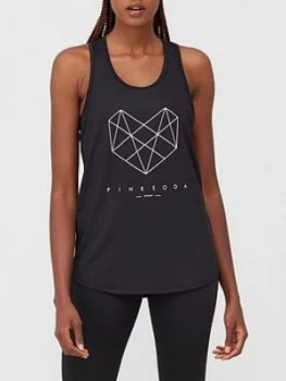 Image of Pink Soda Pink Soda Clark Tank Top - Black