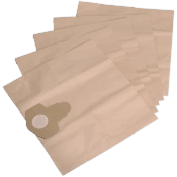 Image of Sealey Dust Collection Bags for PC300SD, PC300SDAUTO Pack of 5