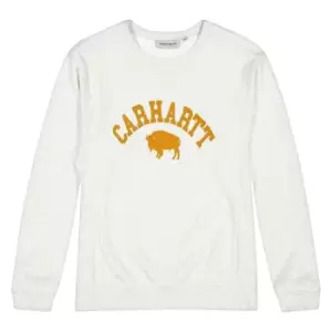 Image of Carhartt Wip Locker Crewneck, Ash Heather ---, Male, Crewnecks, I031408.1ETXX