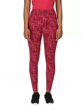 Image of Regatta Holeen Legging Ii - Berry Size 12, Women