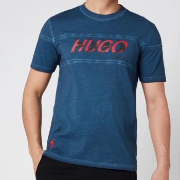 Image of Hugo Boss X Liam Payne Dappel T-Shirt Navy Size S Men