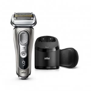Image of Braun Series 9 9385cc Wet & Dry Electric Shaver - Graphite