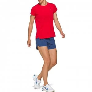 Image of Asics Race Short Sleeve T Shirt Ladies - Red