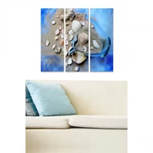 Image of MDF3121354 Multicolor Decorative MDF Painting (3 Pieces)