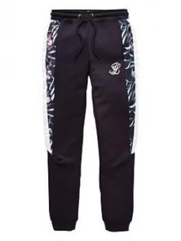 Image of Illusive London Boys Dark Tropical Joggers - Navy