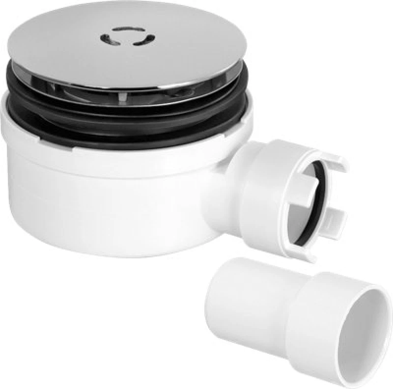 Image of McAlpine ST90CB10-53 90mm Shallow Shower Trap - 53mm High White