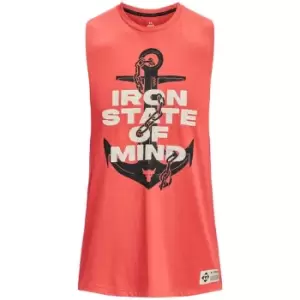 Image of Under Armour Armour PR Iron Tank Top Mens - Orange