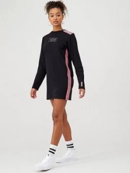 Image of Vans After Dark Dress - Black/Pink, Size L, Women