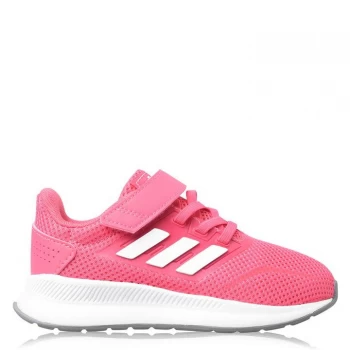 Image of adidas Falcon CF Infant Girls Trainers - Pink/White