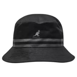Image of Kangol Stripe Bucket Hat - Black