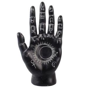 Image of Black and White Mantric Hand Large